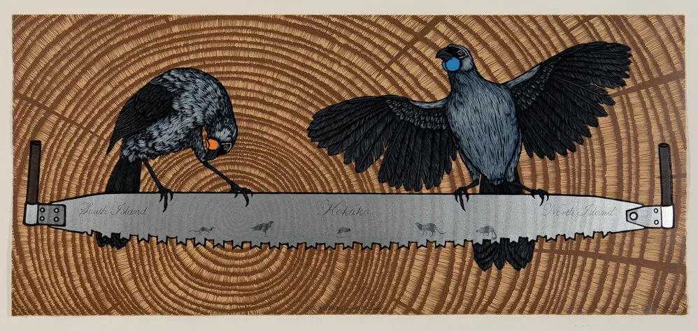 Kōkako and the Saw