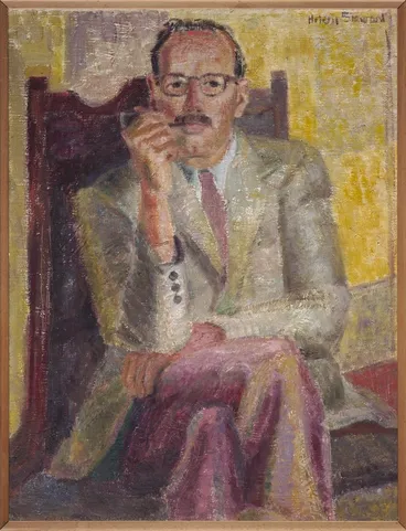 Image: Stewart, Helen, 1900-1983: Portrait of Doctor John Beaglehole