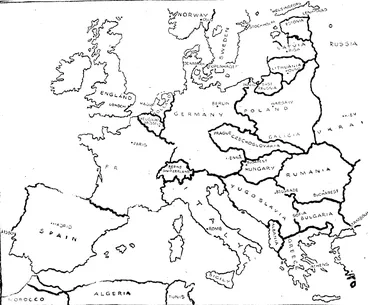Image: Outline map of Europe, (Evening Post, 12 September 1938)