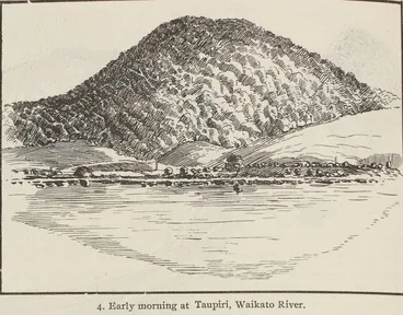 Image: Early morning at Taupiri, Waikato River
