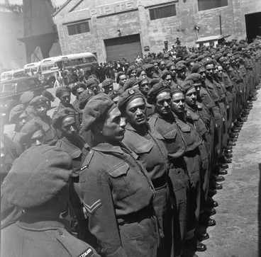 Image: Return of the Maori Battalion from service in World War II