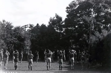 Image: Castor Bay Scout Group at Carey Park, Waitakere.