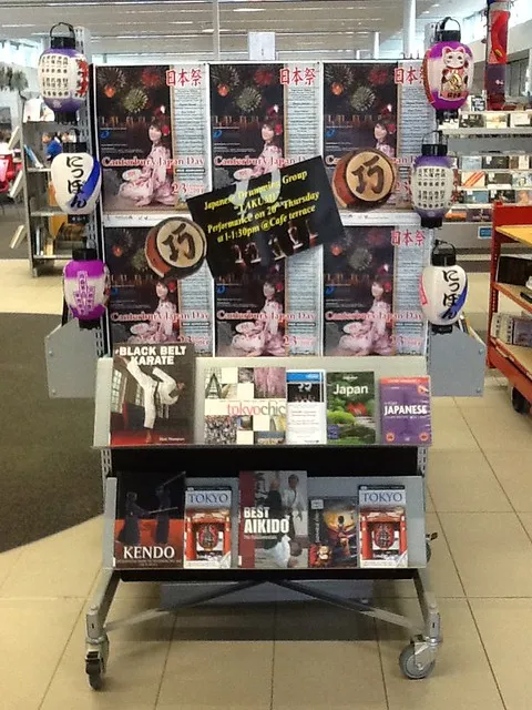 Japanese Display at Upper Riccarton Library