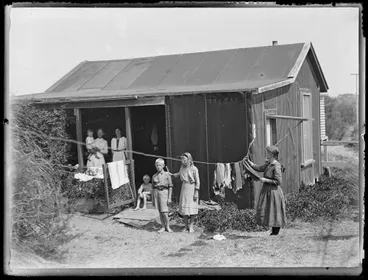 Image: At the Denton's cottage