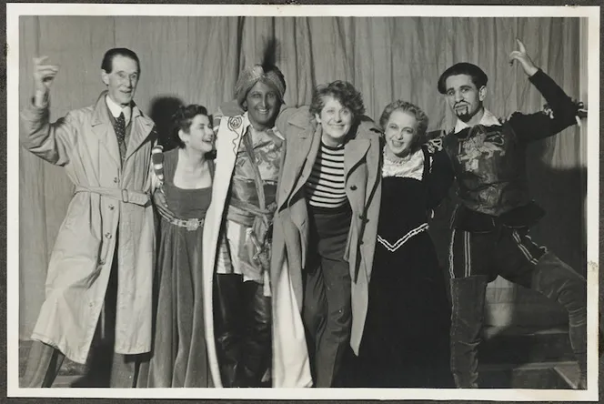 Cast of Hamlet. Marsh, Ngaio :Photographs of theatrical productions. Ref: PA1-q-173-73-2. Alexander Turnbull Library, Wellington, New Zealand. http://natlib.govt.nz/records/23074208