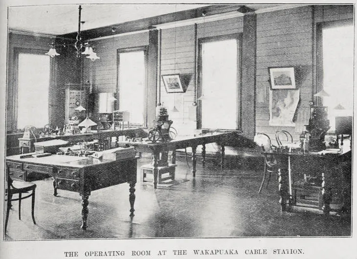 The operations room at the Wakapuaka cable station