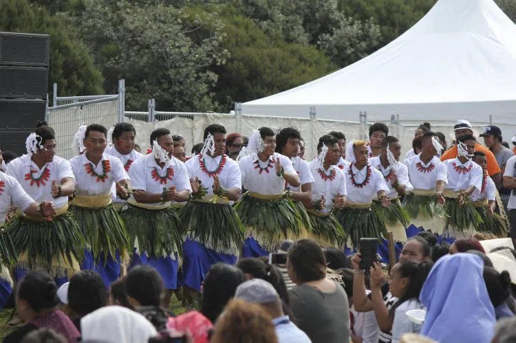 Ōtāhuhu College, Lakalaka performance at ASB Polyfest.