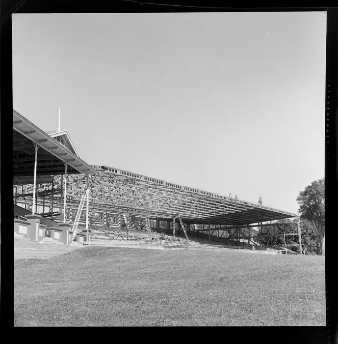 Construction of a new stand at Tauherenikau Racecourse, South Wairarapa District