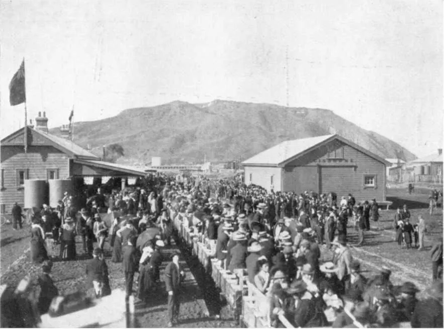 Gisborne-Motuhora Railway. Opening of first section to Ormond (June, 1902)