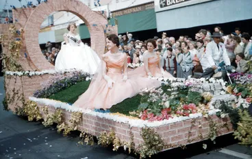 Image: Blossom Queen - Hastings Blossom Festival Parade 1958