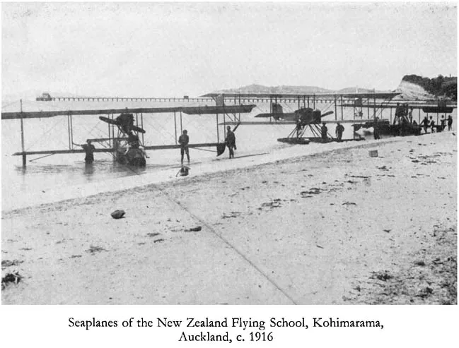 Seaplanes of the New Zealand Flying School, Kohimarama, Auckland, c. 1916