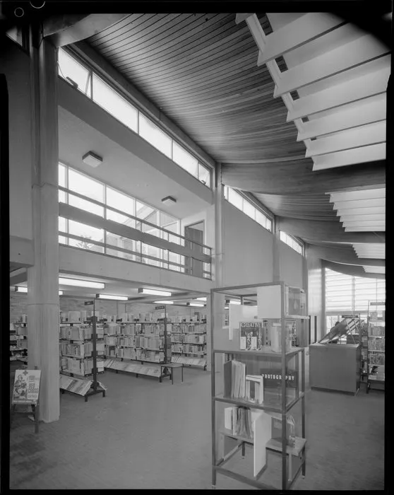 Public library, interior, Gisborne