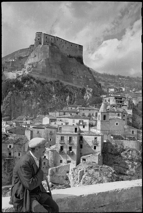 Village of Cerro in the Volturno Valley, Italy - Photograph taken by George Kaye