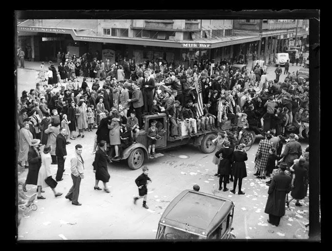 Victory Japan (VJ Day), Nelson