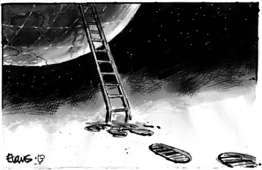 Image: Evans, Malcolm Paul, 1945- :Neil Armstrong, 1930-2012. 27 August 2012