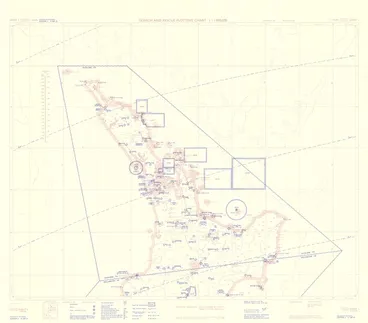 Image: Search and rescue plotting chart 1:1,000,000 : [New Zealand].