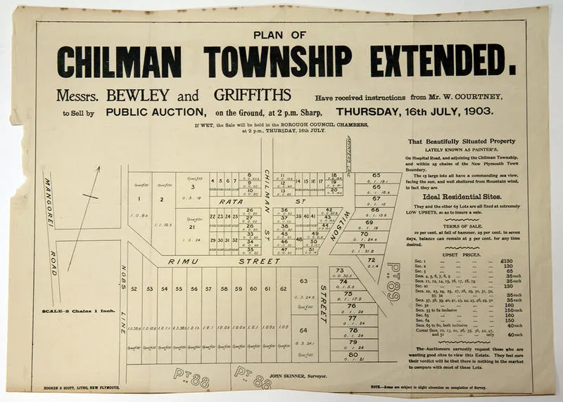 Plan of Chilman Township Extended [poster]