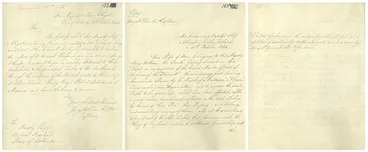 Image: Letter to James Busby regarding the 'Harriet Affair'