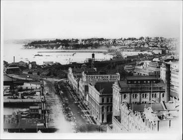 Image: City panorama from Ferry Building Tower. [Looking towards Campbell's Point]