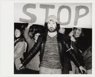 Image: Anti Springbok tour demonstration