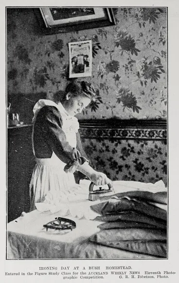 Image: Ironing Day At A Bush Homestead