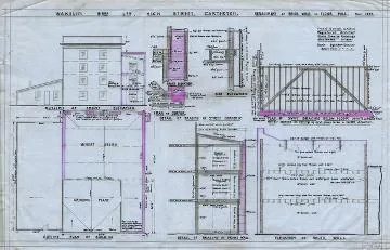 Plan: Wakelin Bros., Carterton - rebuilding of brick flour mill