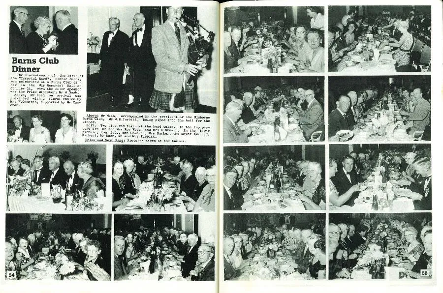 Burns Club Dinner