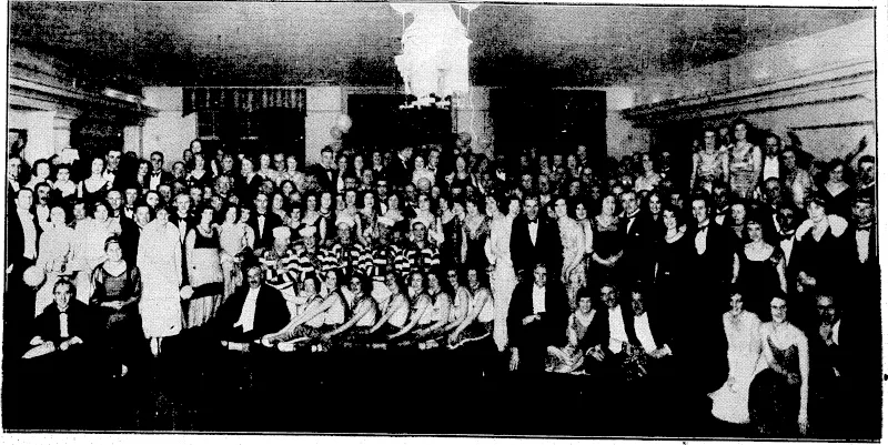 GAY SCENE AT THE AERO CLUB BAUL^The Wellington Aero Club held Us annual ball in the Adelphi Cabaret last evening the function provinga peat success. '"" ~ (Evening Post, 29 August 1931)