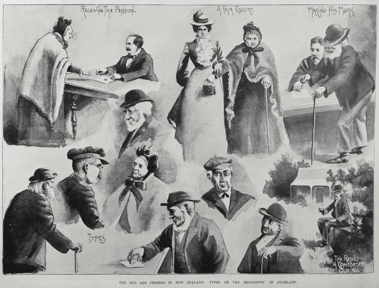 The old age pension in New Zealand: Types of the recipients in Auckland