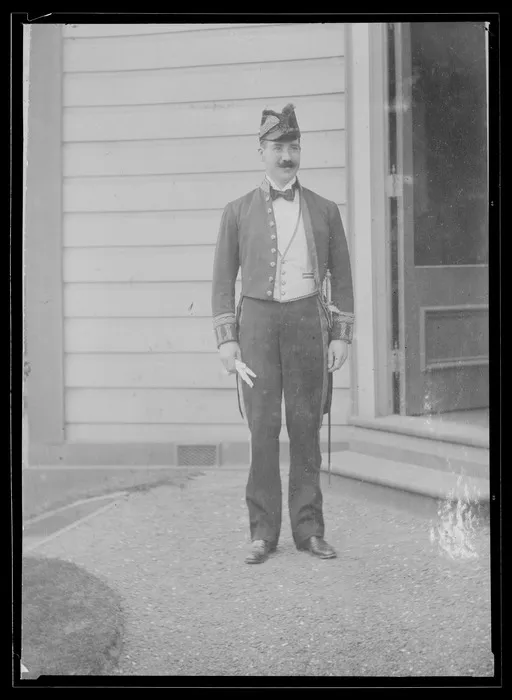 Alexander Horsburgh Turnbull in his uniform as honorary vice-consular representative for Spain