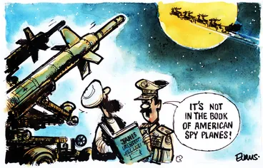 Image: Evans, Malcolm Paul, 1945- :'It's not the book of American spy planes!' 21 December 2011