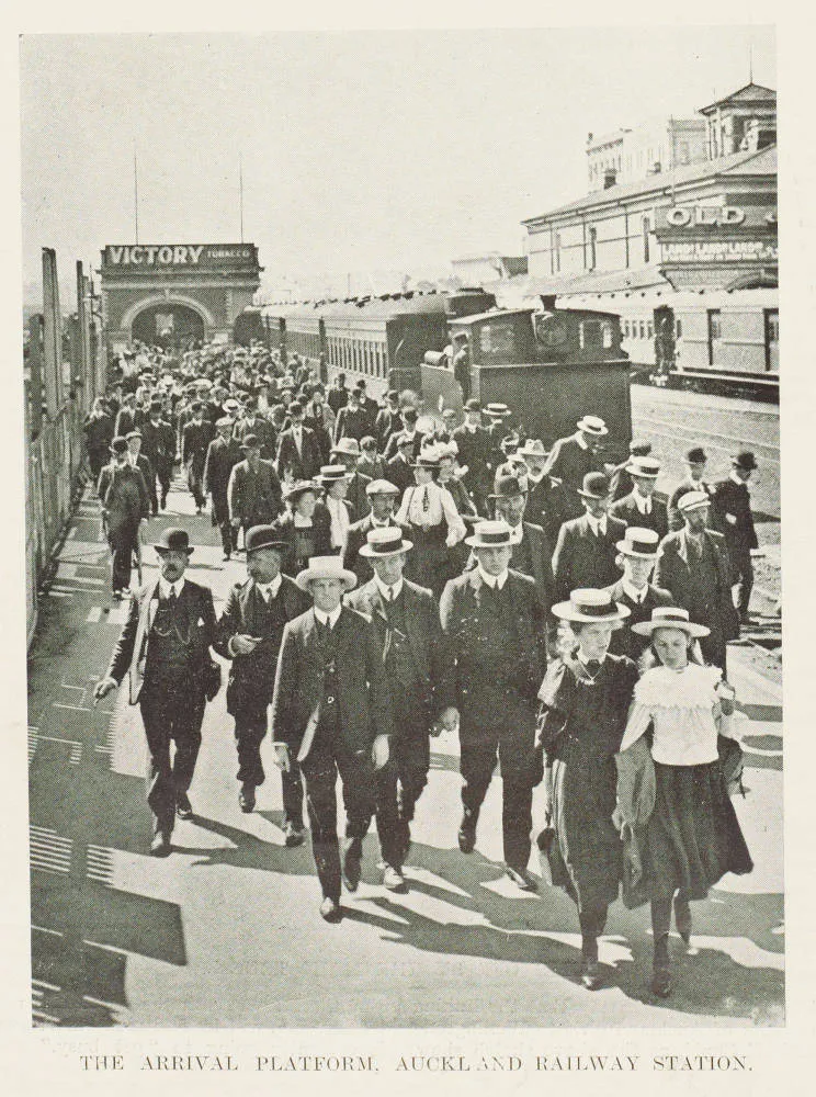 The arrival platform, Auckland Railway Station