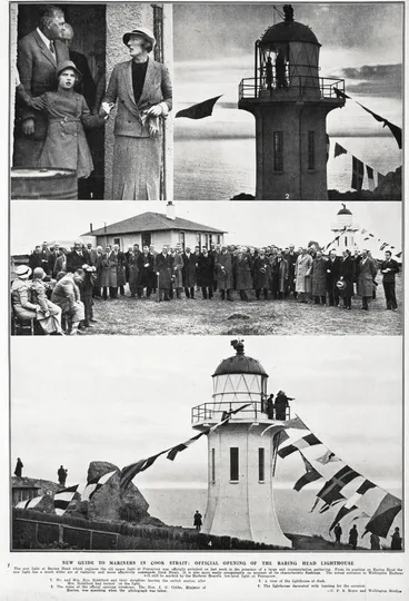 New guide to mariners in Cook Strait: official opening of the Baring Head lighthouse Image: New guide to mariners in Cook Strait: official opening of the Baring Head lighthouse