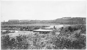 Image: Rangiriri Church and Redoubt, 1864