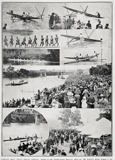 Image: Waikato's Great Annual Aquatic Carnival