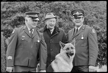 Image: Police dog trainers at Trentham - Photograph taken by Ian Mackley