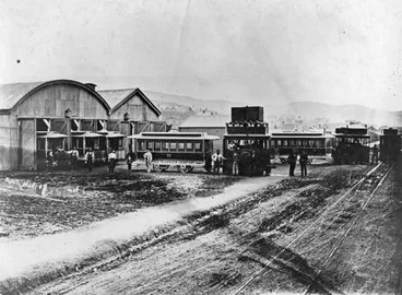 Image: Wellington Tramways Company, Newtown Tram Sheds