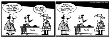 Image: Fletcher, David 1952- :'We're going to trial having extra holidays.' 9 February 2012