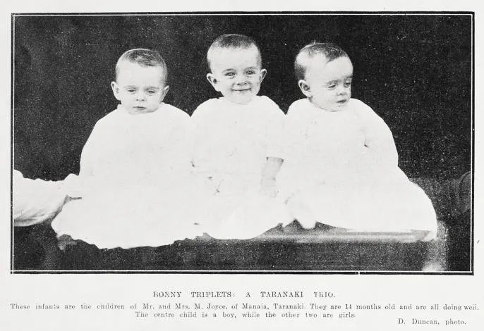 Bonny triplets: a Taranaki trio