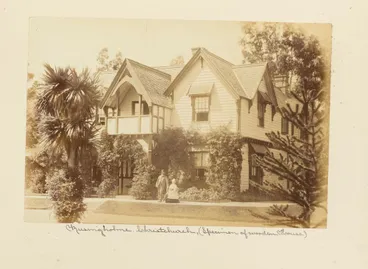 Image: Risingholme, Christchurch (Specimen of wooden house). From the album: New Zealand album