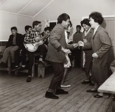 Image: Whakatane Maori Youth Club, 1963. From the portfolio: PhotoForum - Ans Westra