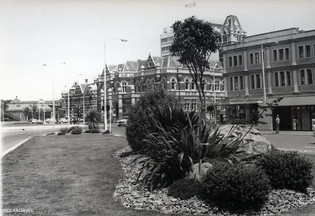 Castle and Stuart Street intersection, 1973