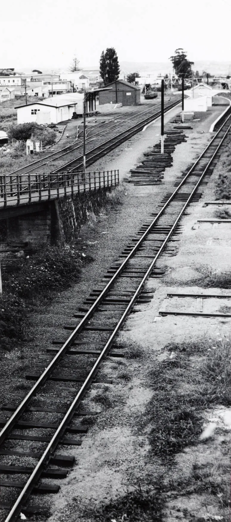 Railway station, Manurewa, 1971.