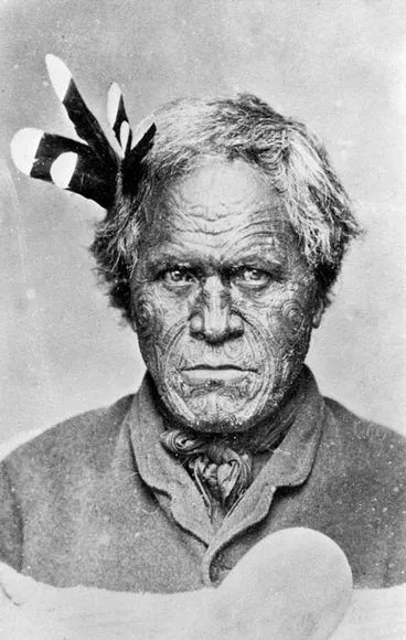 Chisel moko Image: Chisel moko