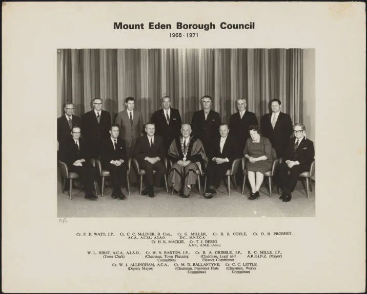 Mount Eden Borough Council, 1968-1971