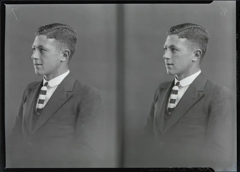 Film Negative: Mr F W Brandt (twin negative)