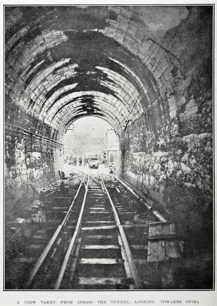 The Otira railway tunnel