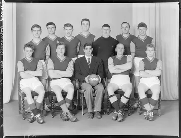 Image: Johnsonville Association Football Club, Wellington, senior team of 1960, 2nd division