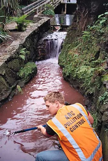 Urban water pollution Image: Urban water pollution