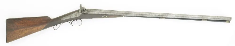 Double barrel percussion shotgun